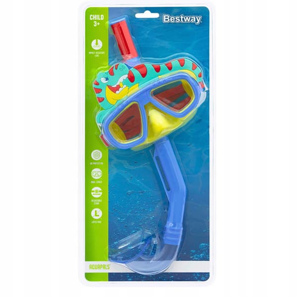 dykset snorkelmask snorkel simbrillor dinosaurie