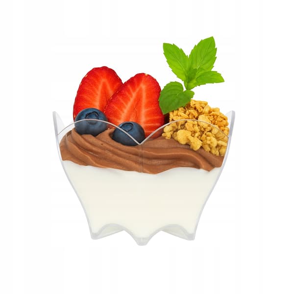 48x DESSERTKOPPAR 90 ml QUEEN-behållare för dessertprovning