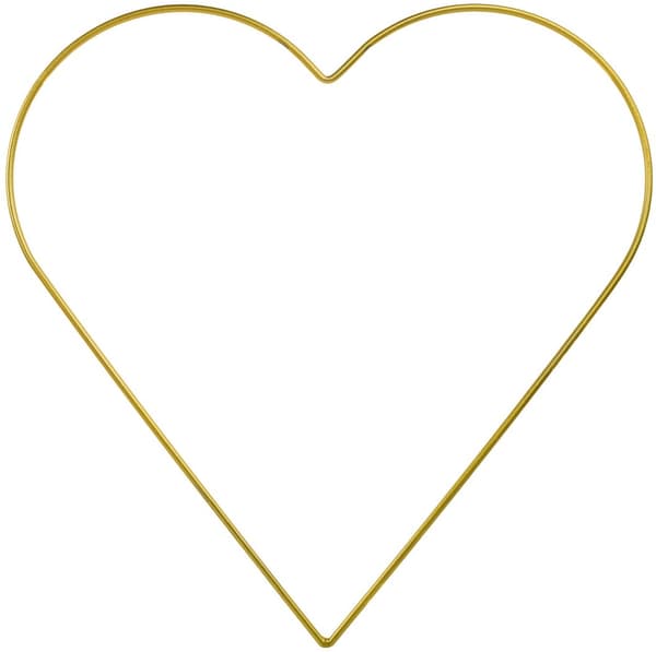 Drømmefanger hjerte 30cm guld 1 stk.