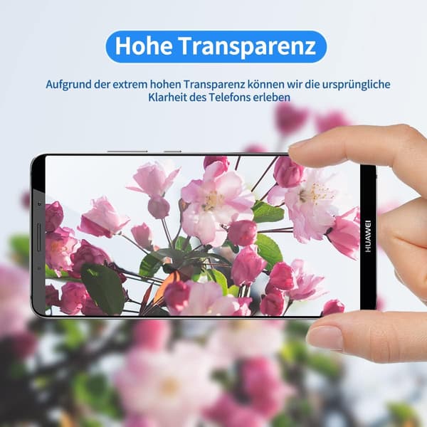 2x Härdat glas för Huawei Mate 10 Pro. Högt skydd och hållbarhet.