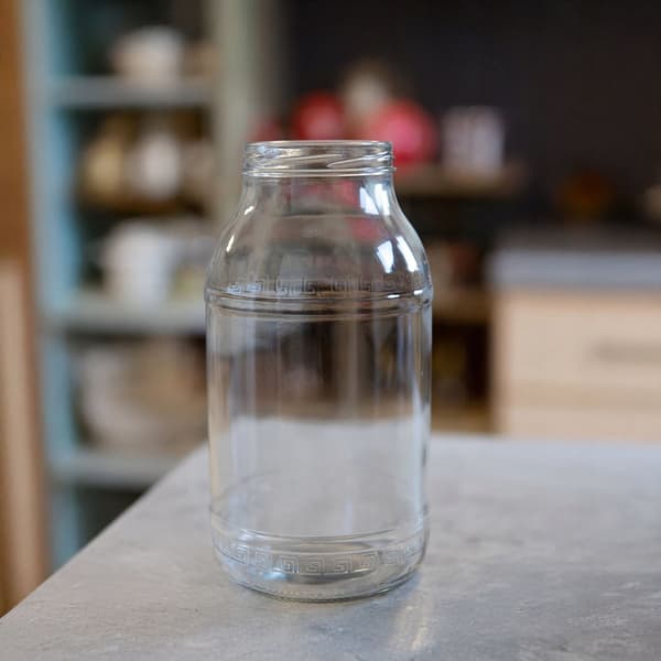 6X GLAS 2L KRUS TIL KONSERVERING, LIKØR, HONNING