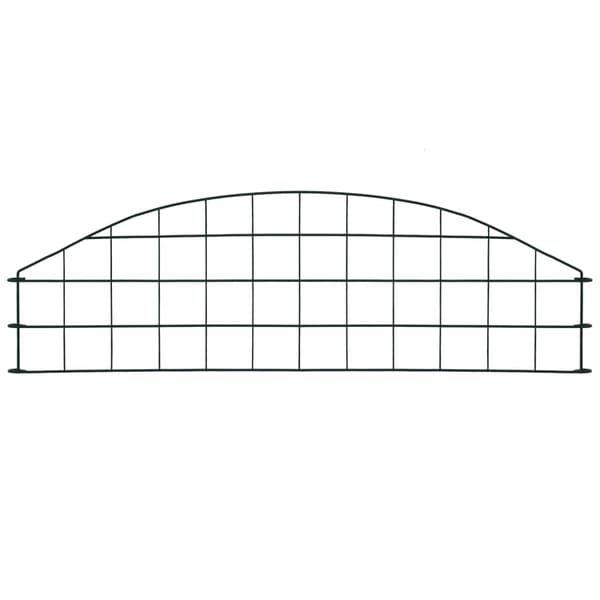 vidaXL buet havehegn 77,3 x 26 cm grøn