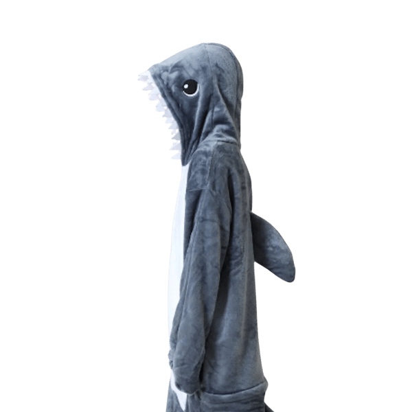 Kigurumi-pyjamas med haj, barn 105-115 cm