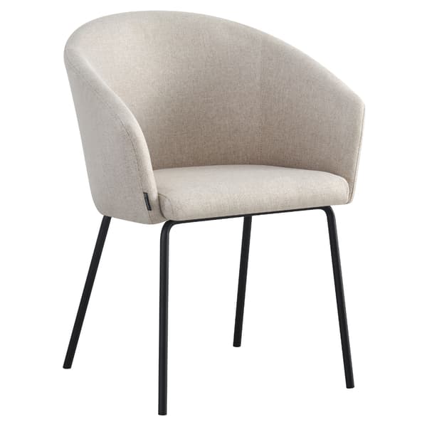 Nuvio klädd fåtölj, beige tyg