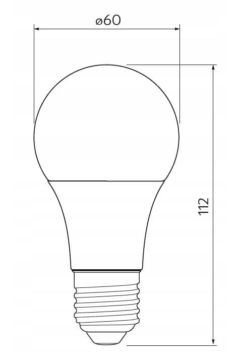 E27 3000K LED rörelse- och skymningssensor glödlampa