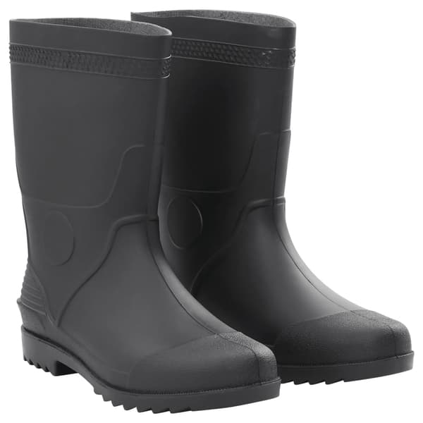 vidaXL Wellingtonstøvler, sorte, størrelse 46, PVC