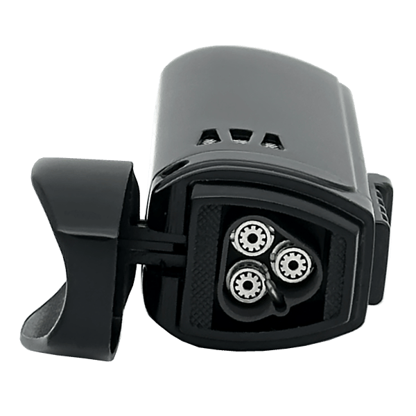RONSON MISTRAL BLACK 3 JET lighter med cigarpunch, jet