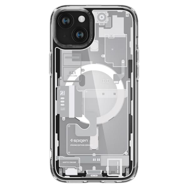 SPIGEN ULTRA HYBRID MAG MAGSAFE IPHONE 15 PLUS ZERO ONE VALKOINEN