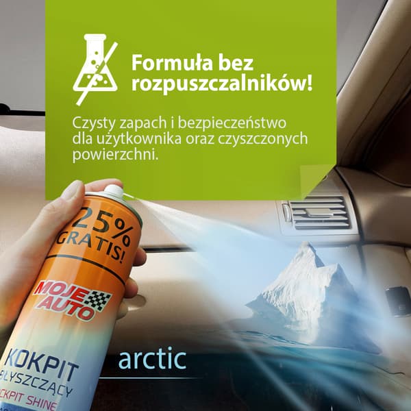 012191 Min Bil - Glansig Kokpit - Arctic 600ml (750ml Kampanj)