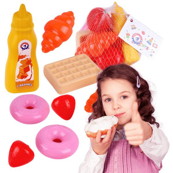 Charmiga efterrätter sötsaksset plastkonfekt 8744