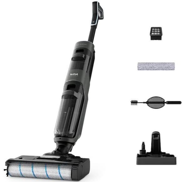 TEFAL GF5035F0 Sort – Trådløs støvsuger VÅD & TØR X-Clean 4