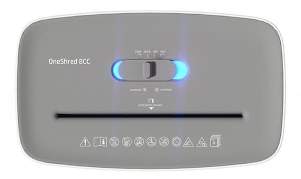 HP ONESHRED 8CC, 15L dokumentförstörare