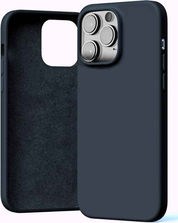 APPLE IPHONE 14 PRO MAX SILIKONE ETUI MARINEBLÅ