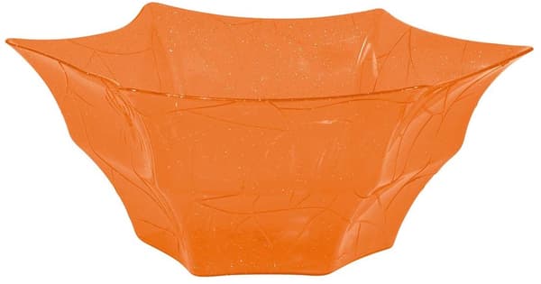 SKÅL Orange Skål Spindelvæv 30x14cm