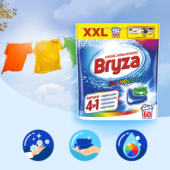 Bryza 4in1 färgkapslar 60st.