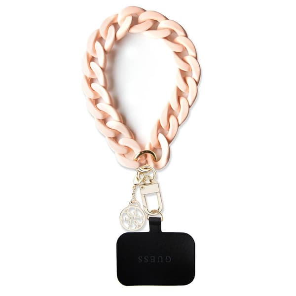 Guess GUOUCBMC4MP Universal Stor Handrem Rosa/rosa Akryl 4G Berlock