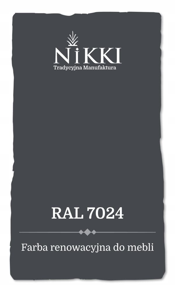 Färg till köksfrontar grafit RAL7024 halvmatt 2,5L
