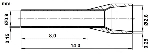 KAAPELIHANKI TUL-0,5/8/DIN-W*P100