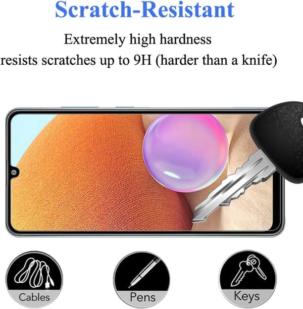Hærdet glas til Samsung Galaxy A12 5G solid beskyttelse 2 stk.