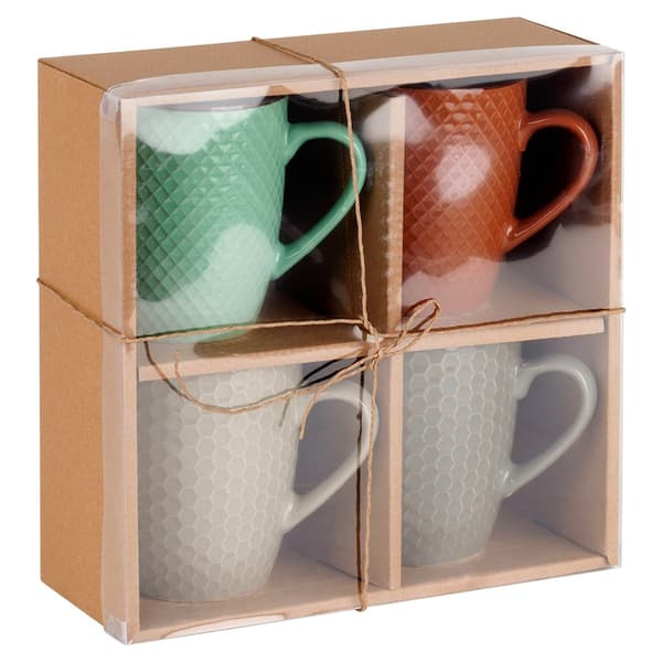 Keraamiset mukit 400 ml 4 kpl
