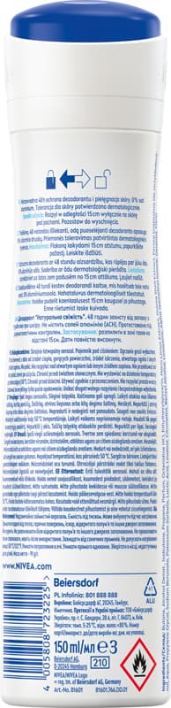 Nivea Fresh Natural deodorantspray 150 ml