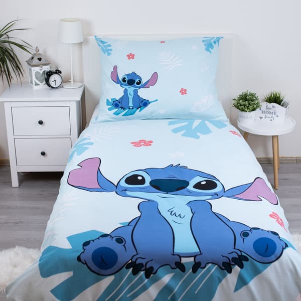 LILO & STITCH BARN SÄNGKÅDSET 140 X 200 cm Bomull DISNEY