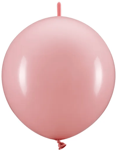 Balloner med forbindelse 33 cm lyserød 20 stk.
