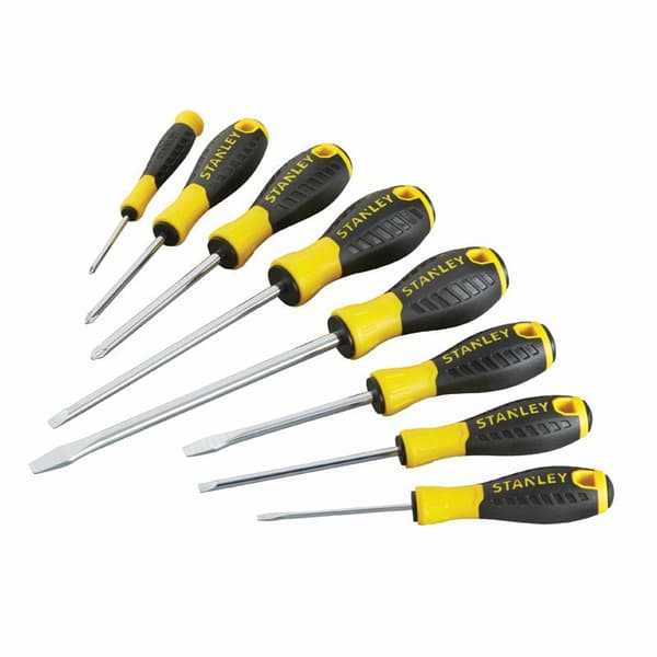 STANLEY ESSENTIAL 8-delade skruvmejslar