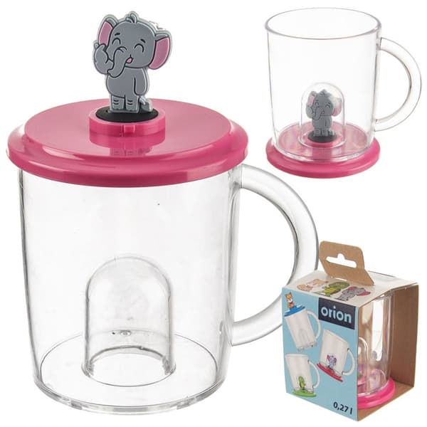Mugg med elefantfigur för barn 240 ml