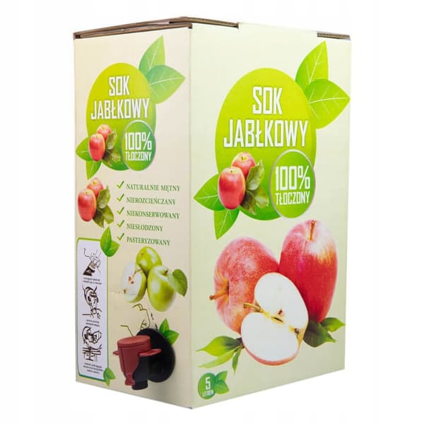Æblejuicekarton 100% presset naturlig