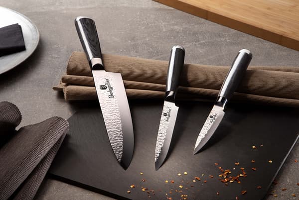 KNIVSET MED 3 STK BERLINGER HAUS BH-2487 PRIMAL GLOSS