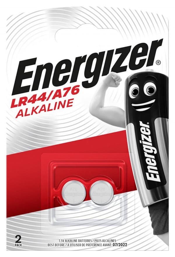 LR44 2BL Energizer Alkalisk G13 A76