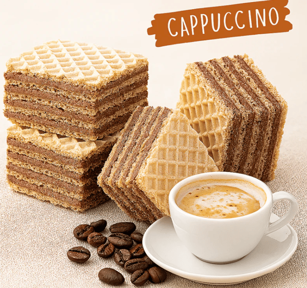 Feiny Biscuits Cubus Wafers med Cappuccinokräm 125 g