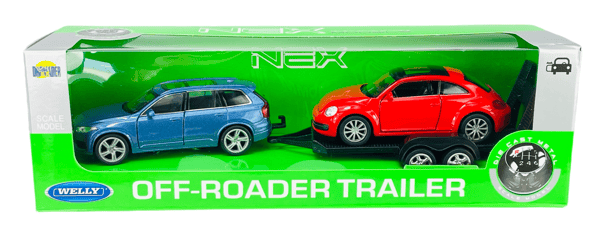 Welly 2-pack Volvo XC90 + VW Bubblan 1:34