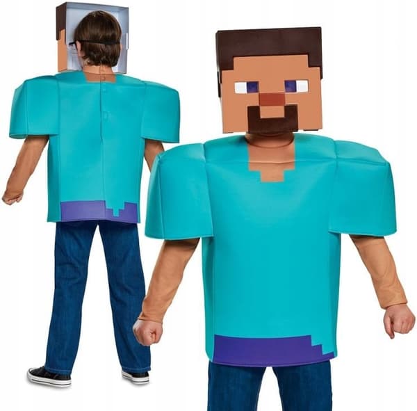 Steven klassinen asu - Minecraft-lisenssi M 7-8 vuotta
