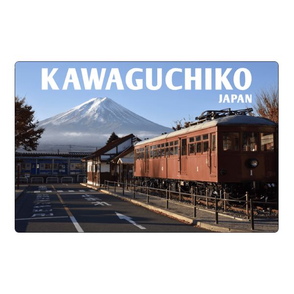Jääkaappimagneti Japani Kawaguchikon asema