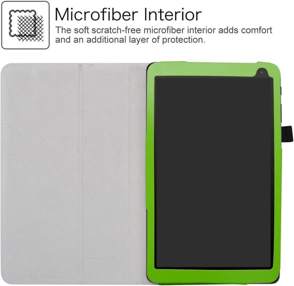 ETUI TIL ALCATEL 1T 10 TOMMER FOLDBART GRØNT