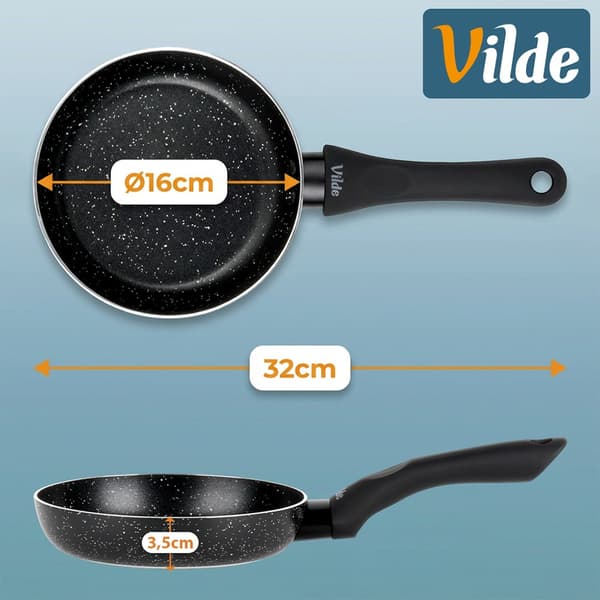 Granitpande BLACK LINE 16 cm