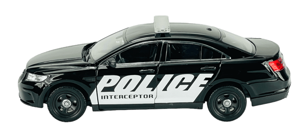 Welly Ford Poliisiauto Interceptor Musta 1:24 24045
