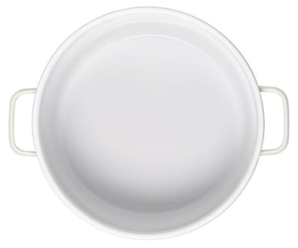 Gerlach Natur Enamel Emaljerad Grytset 6 el. Vit
