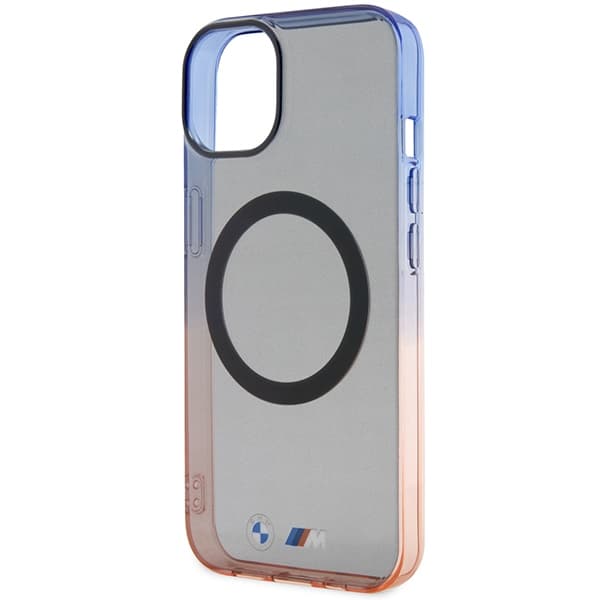 BMW BMHMP14MHTGE iPhone 14 Plus/15 Plus 6.7 harmaa/harmaa kovakuori Gradient Bumper MagSafe -kotelo