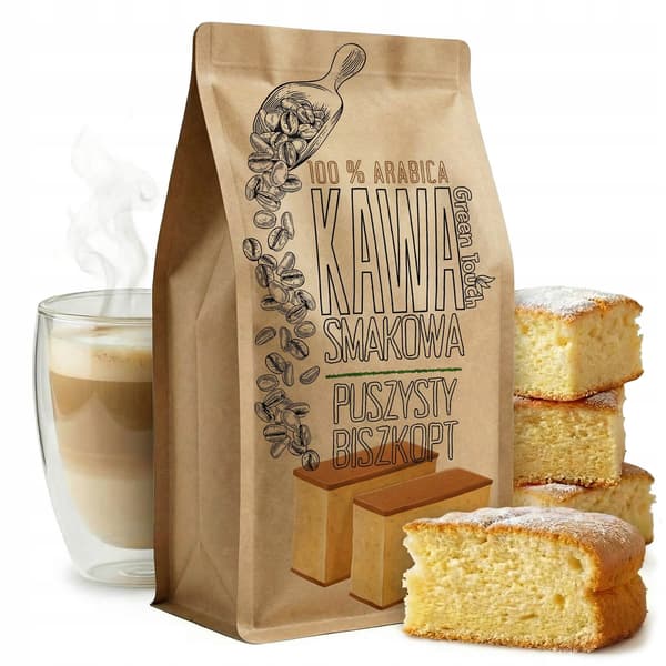 Hele bønner kaffe med Luftig Biskuit-smag 1 kg