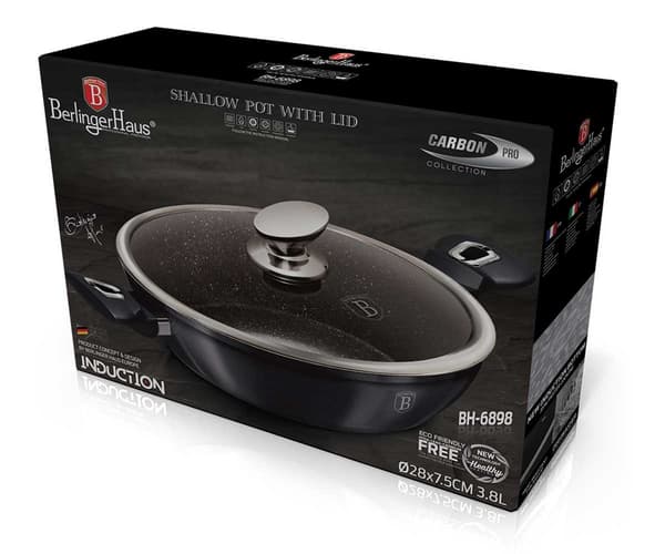 GRANITKRUKA 28cm BERLINGERHAUS BH-6898 CARBON PRO