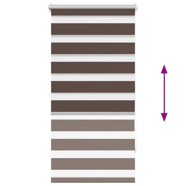 Zebra rullegardin (80 x 150 cm) Kaffe