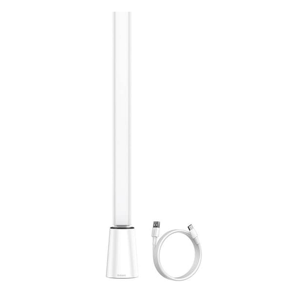 Baseus Smart Eye foldbar genopladelig skrivebordslampe (hvid)