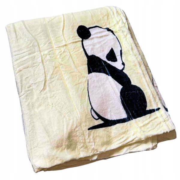 Panda Vinter Varm Polarfilt 130x150