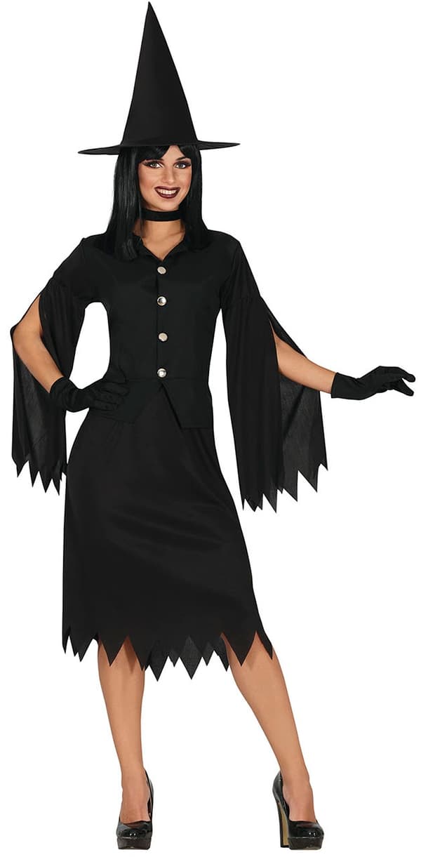 Hekse Halloween-kostume 38-40 M
