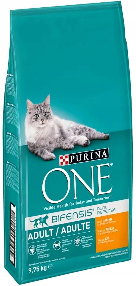 Purina One torrfoder för vuxna katter 9,75 kg kyckling
