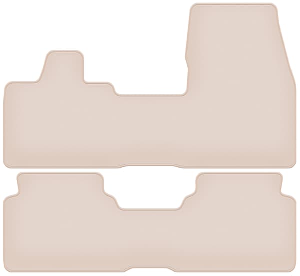 PREMIUM beige bilmåtter til: BMW I3 L01 hatchback 2013-