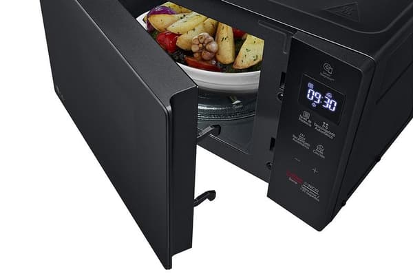 LG MS2032GAS Mikrobølgeovn Sort